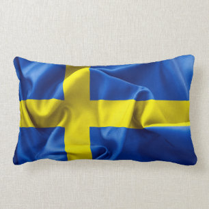 Schweden Flagge Lumbar Kissen