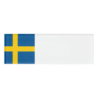 Schweden-Flagge Namenschild