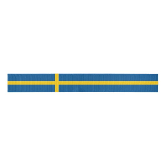 Schweden-Flagge Ripsband (Vorderseite)