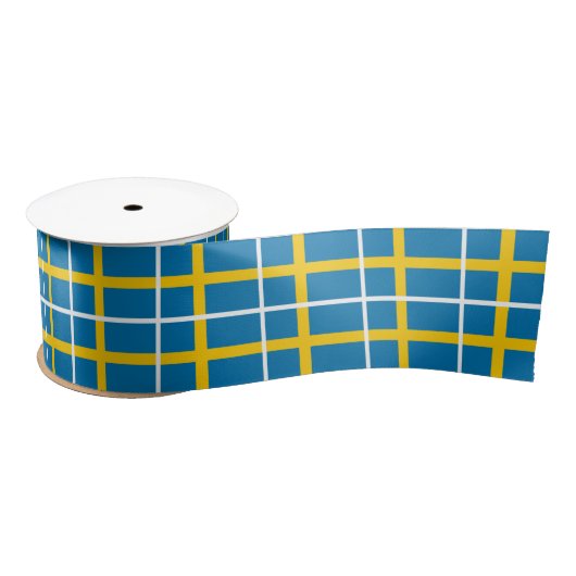 SCHWEDEN-FLAGGE SATINBAND (Spule)