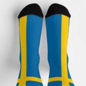 Schweden Flagge Schwedischer Nationalstolz Spaß Pa Socken (Oben)