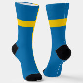 Schweden Flagge Schwedischer Nationalstolz Spaß Pa Socken (Gewinkelt)
