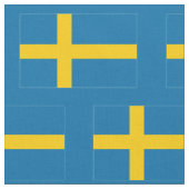 Schweden-Flagge Stoff (Nahaufnahme)