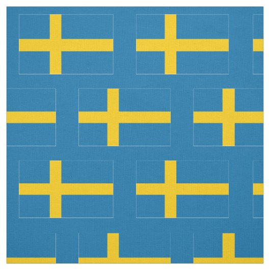 Schweden-Flagge Stoff (Muster)