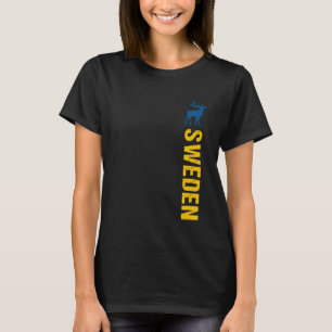 Schweden Flagge Sverige Vintage Schweden Malmö Sc T-Shirt