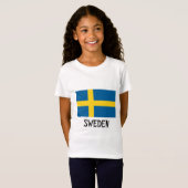 Schweden-Flagge T-Shirt (Vorne ganz)