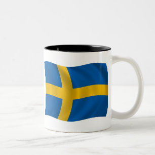 Schweden Flagge Tasse