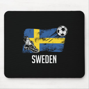 Schweden-Flagge-Trikot Schwedische Fußballmannscha Mousepad