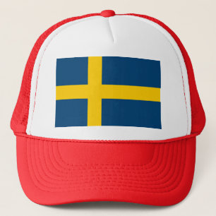 Schweden-Flagge Truckerkappe