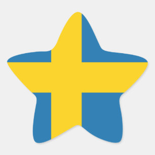 Schweden Flagge x20 Aufkleber schwedische sternför
