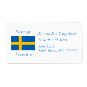 Schweden-Flaggen-Aufkleber