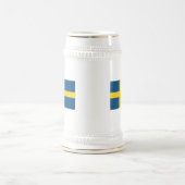 Schweden-Flaggen-Tasse Bierglas (Mittel)