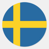 Schweden Flaggenaufkleber