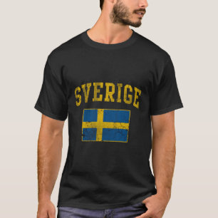 Schweden Flaggenflagge T-Shirt