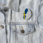 Schweden-Flaggenkarte Button (Beispiel)