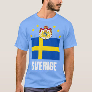 Schweden Flaggenstaatenemblem Schwedischer Nationa T-Shirt