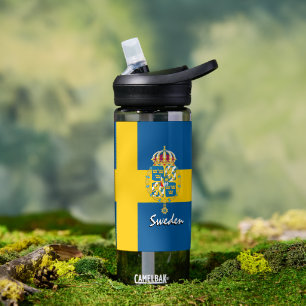 Schweden Flasche, patriotische schwedische Flagge Trinkflasche
