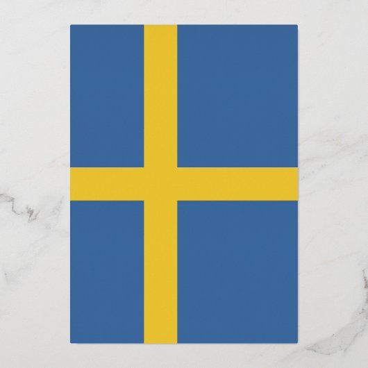 Schweden Folieneinladung (Rückseite)