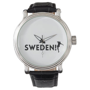 Schweden Fußball Armbanduhr