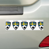 Schweden-Fußball Autoaufkleber (Auf Auto)