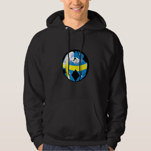 Schweden Fußball Calcio Futboll Fussball Jersey Sv Hoodie