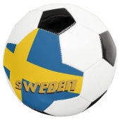 Schweden Fußball und Schwedische Flagge / Sport (Dreiviertel)