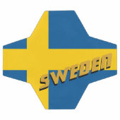 Schweden Fußball und Schwedische Flagge / Sport (Flach)