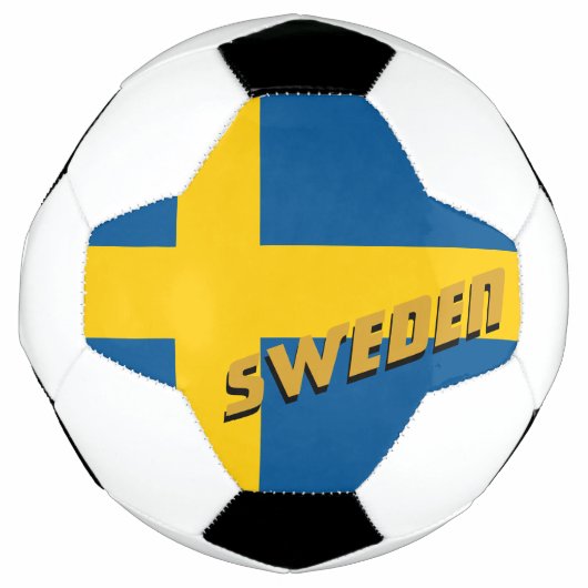 Schweden Fußball und Schwedische Flagge / Sport (Vorderseite)