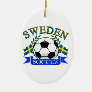 Schweden-Fußballentwürfe Keramikornament