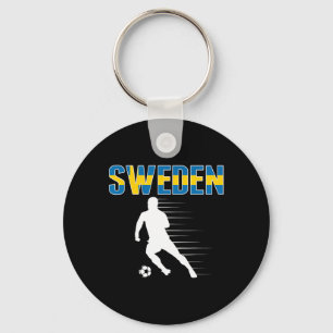 Schweden Fußballfans Trikot - Unterstützen Sie die Schlüsselanhänger