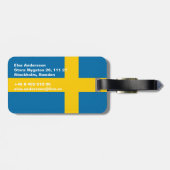 Schweden Gepäckanhänger (Rückseite horizontal)
