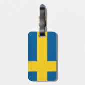 Schweden Gepäckanhänger (Rückseite vertikal)