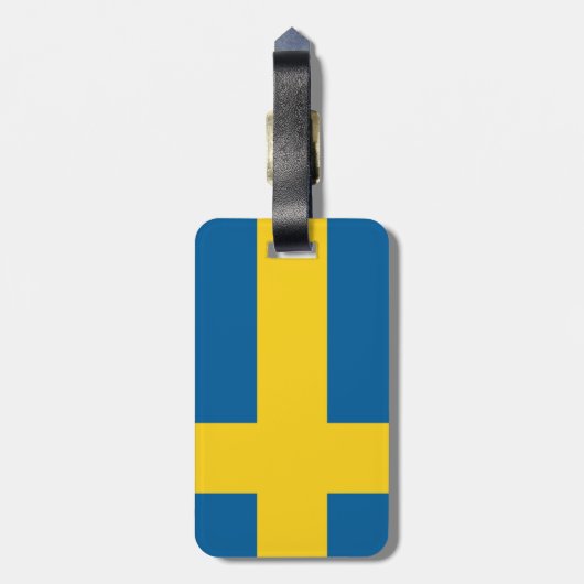 Schweden Gepäckanhänger (Rückseite vertikal)