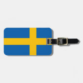 Schweden Gepäckanhänger (Vorderseite horizontal)