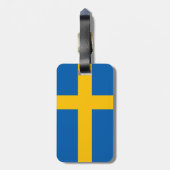 Schweden Gepäckanhänger (Rückseite vertikal)