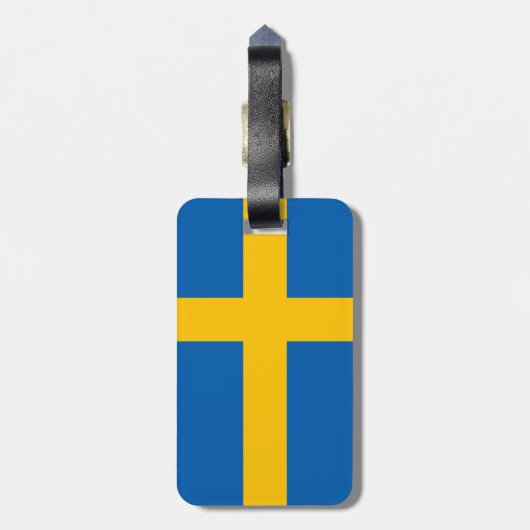 Schweden Gepäckanhänger (Rückseite vertikal)