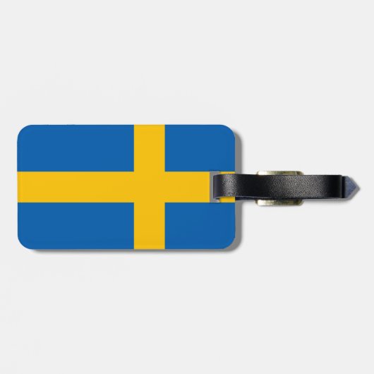 Schweden Gepäckanhänger (Rückseite horizontal)