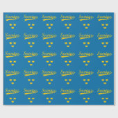 Schweden Geschenkpapier (Flach)