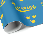 Schweden Geschenkpapier (Rolleneckpunkt)