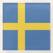 Schweden Glasuntersetzer (Vorderseite)