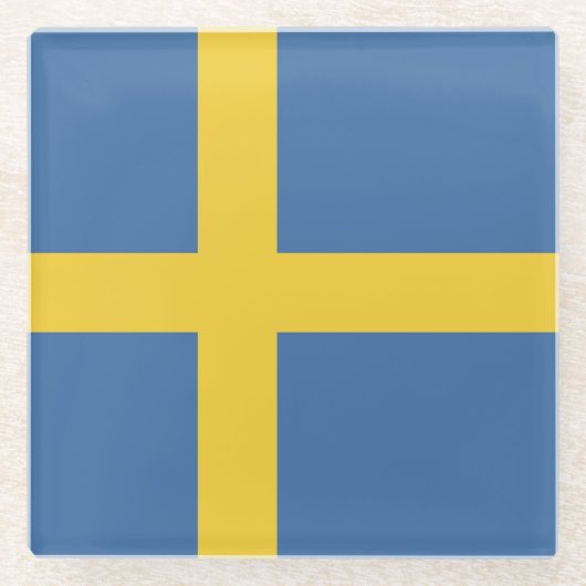 Schweden Glasuntersetzer (Vorderseite)