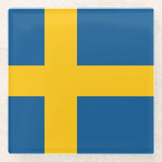 Schweden Glasuntersetzer (Vorderseite)