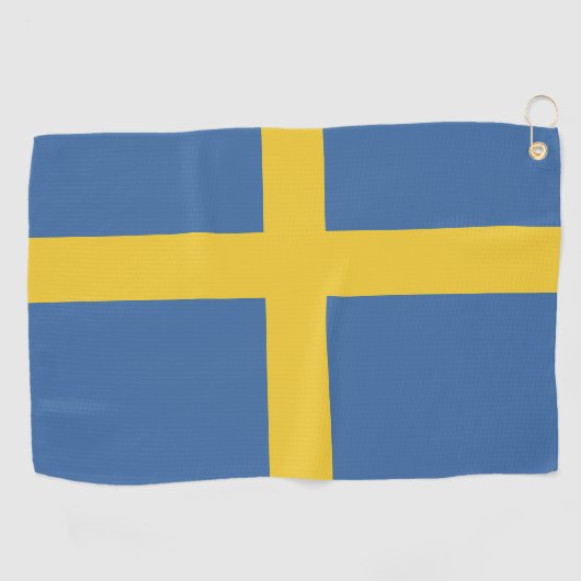 Schweden Golfhandtuch (Horizontal)