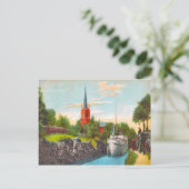 Schweden Gota Canal, 1925 Postkarte (Stehend Vorderseite)