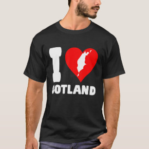 Schweden Herz I Liebe Gotland T-Shirt