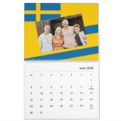 Schweden | Hinzufügen Ihres Fotos Schwedische Flag Kalender (Mär 2026)