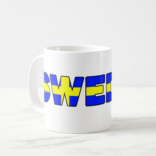 Schweden Kaffeetasse (Vorderseite Links)