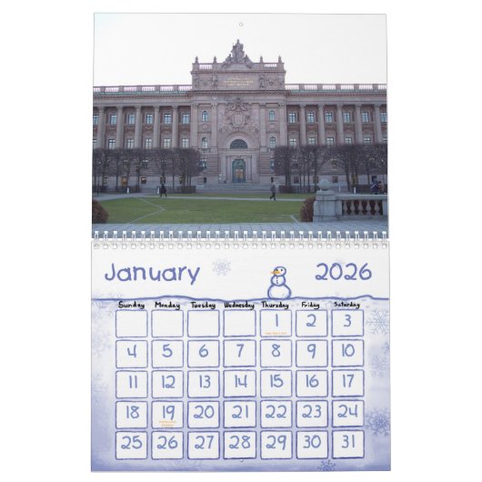 Schweden - Kalender 2020 (Jan 2026)