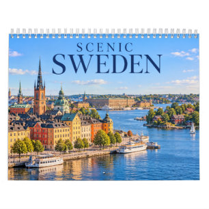 Schweden-Kalender mit landschaftlichen Motiven Kalender