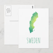 Schweden Karte (Vorne/Hinten)